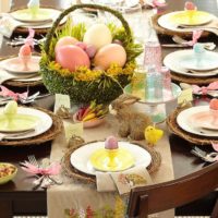 Easter table setting