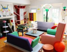 l'idée d'un appartement lumineux décor dans le style de l'image pop art