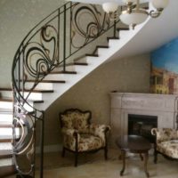 version of the bright interior stairs in an honest house photo