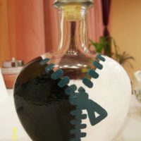 Zippered Bottle Decor