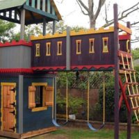 Playground in the garden