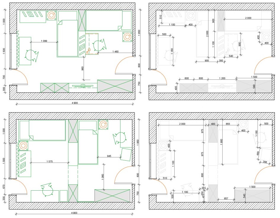 Opzioni di layout della stanza dei bambini