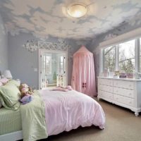 variant of a bright interior for a child’s room for a girl picture