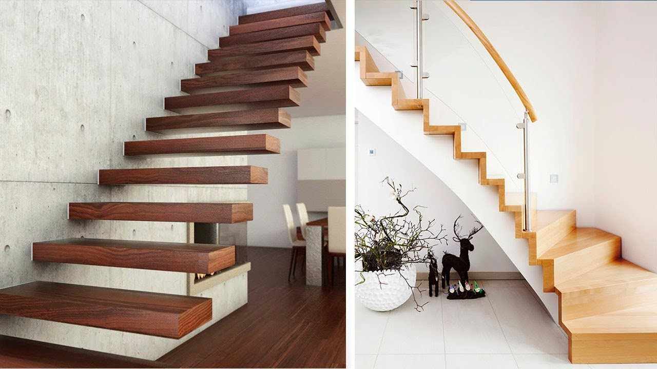 an example of an unusual interior staircase in an honest house