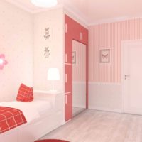 version originale du style inhabituel d’une chambre d’enfant pour une photo de fille