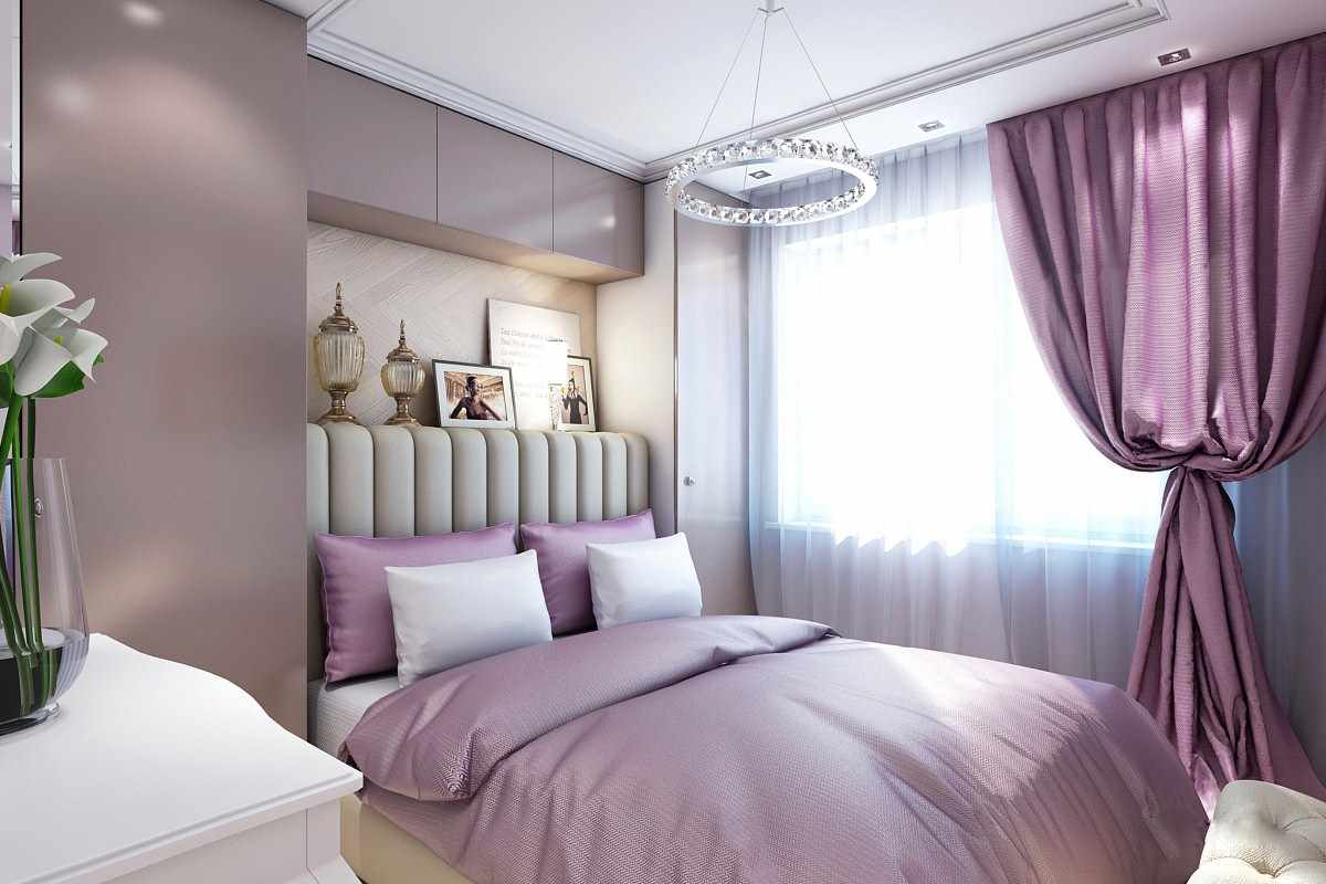 Primjer svijetlog dizajna spavaće sobe