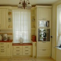 variant of the unusual interior of the window in the kitchen picture