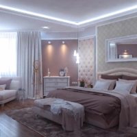 Primjer svijetle fotografije interijera spavaće sobe