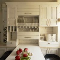 variante di un'immagine luminosa di interior design della cucina