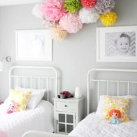 version d'un beau design d'une chambre d'enfants pour une photo de fille