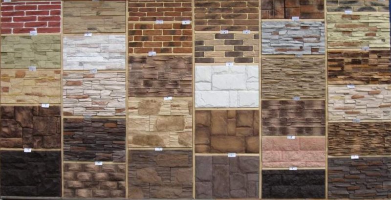 Varieties of decorative stone for wall decoration