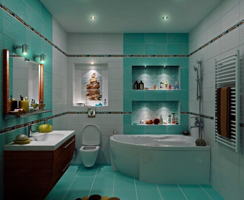 Registration of lighting combined bathroom