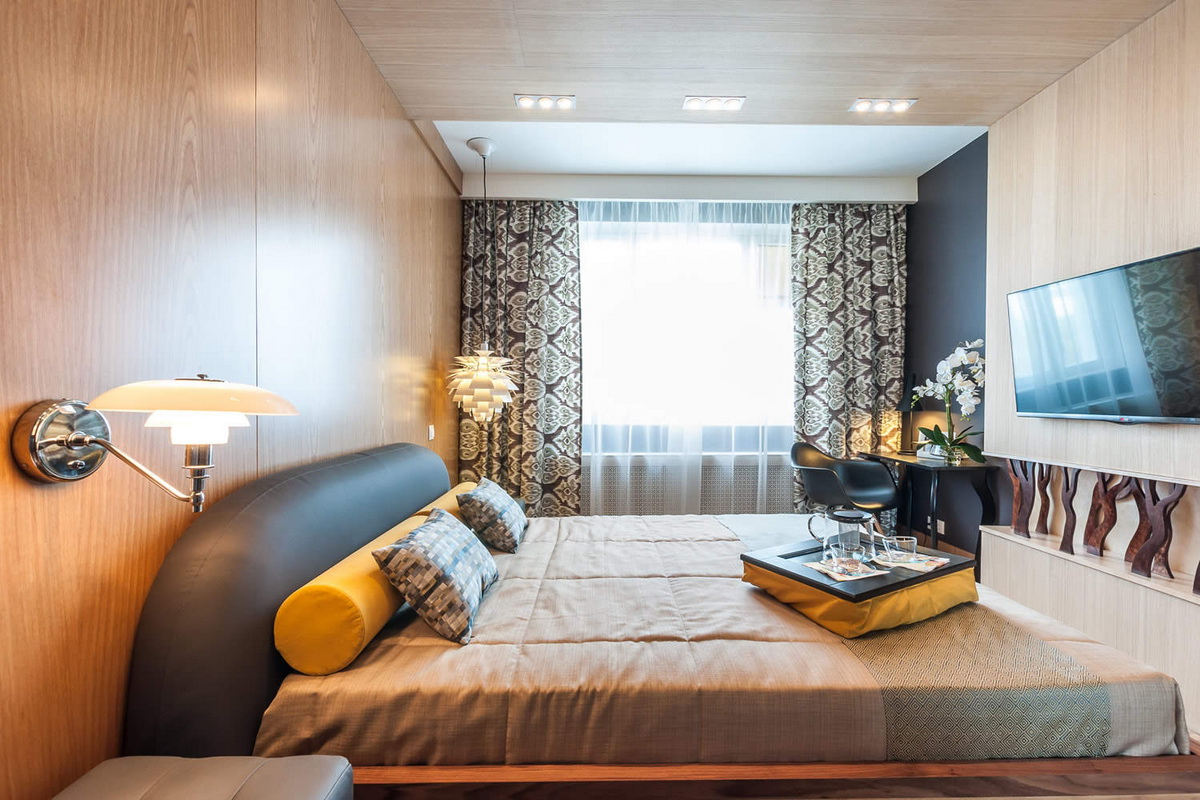 12 kvadratnih soba spavaće sobe u skandinavskom stilu