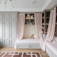 version du design lumineux de la chambre des enfants pour la photo de la fille