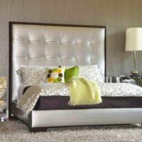 idea of ​​an unusual interior headboard photo