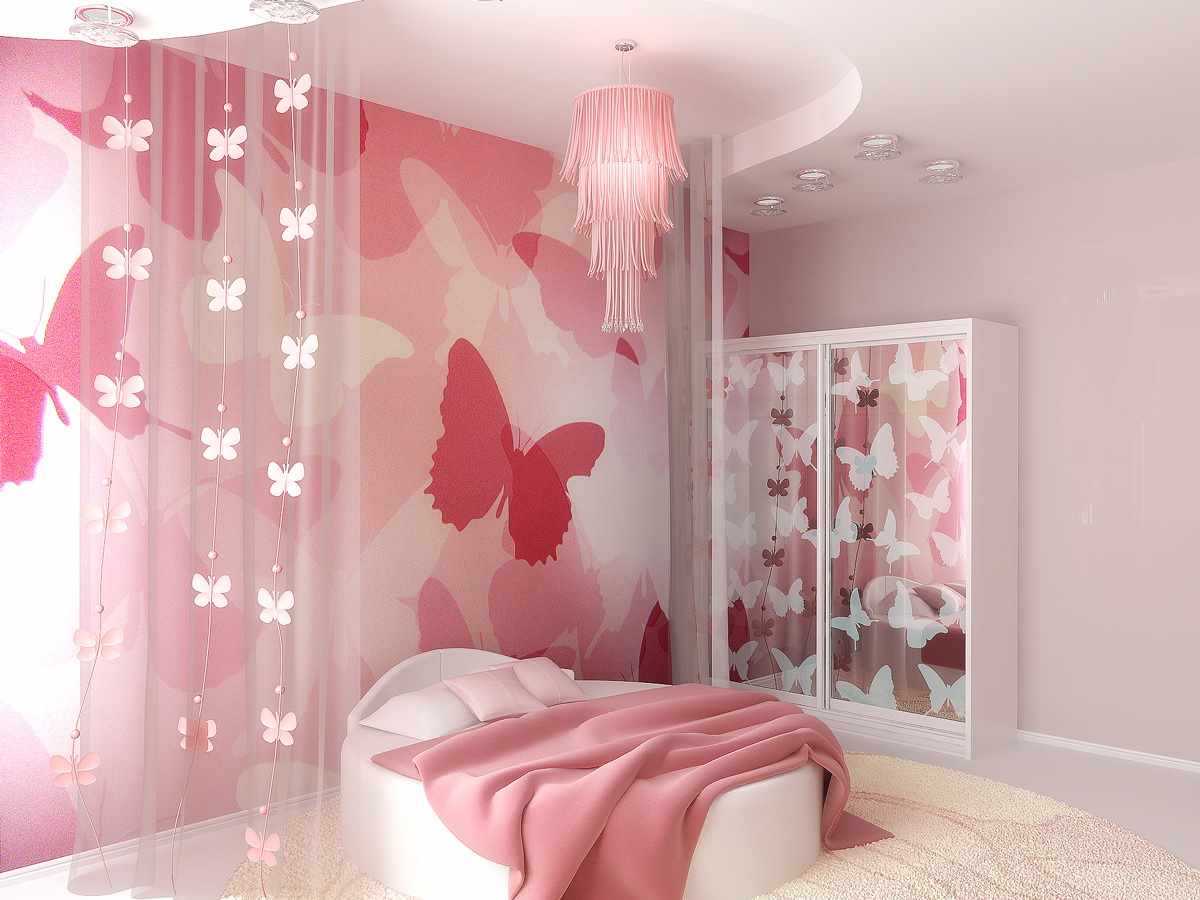 option pour un design de chambre clair pour une fille