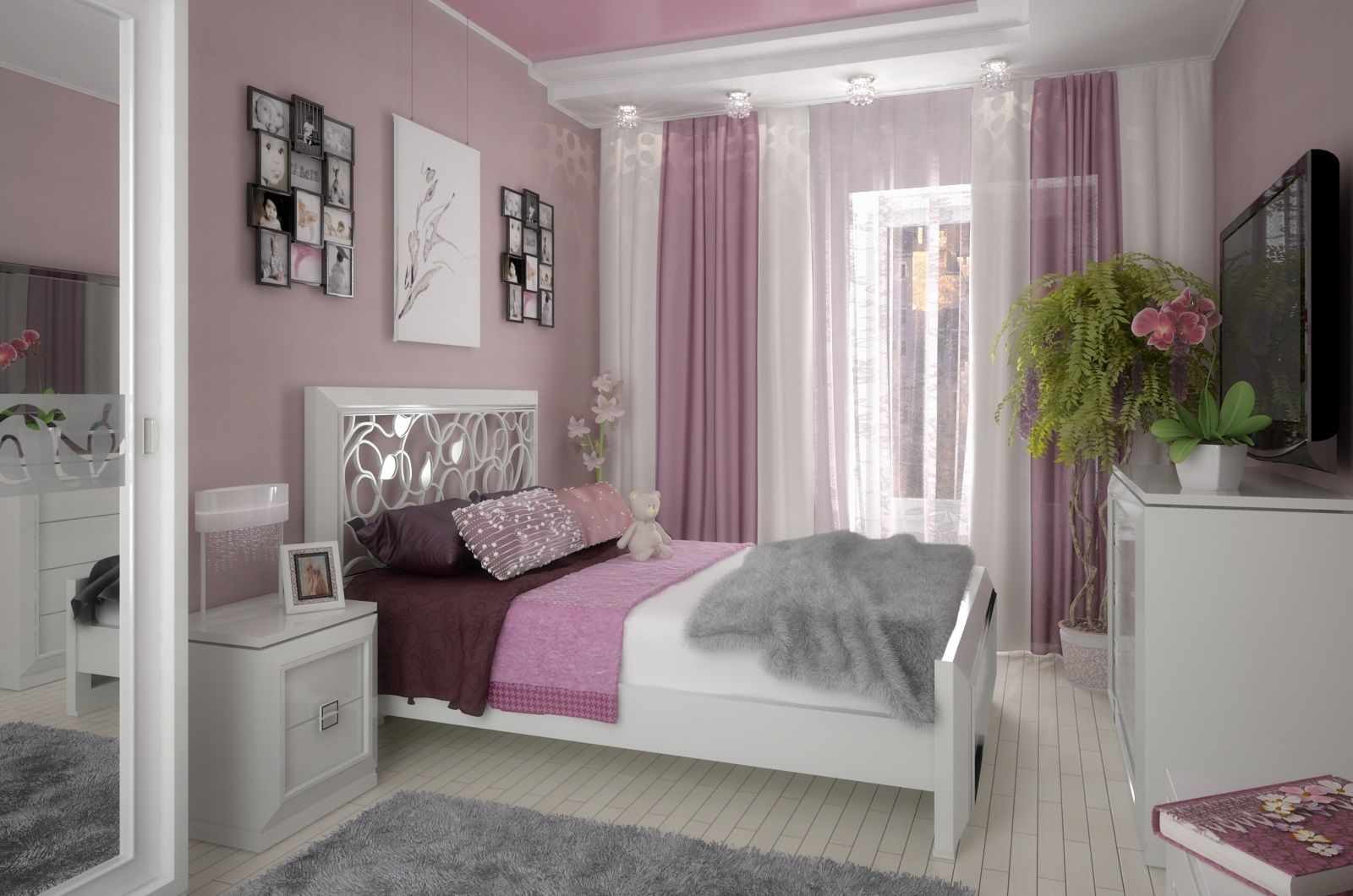 option de design chambre lumineuse