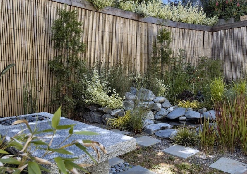 Bambusova ograda u dizajnu vrta