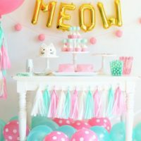 Décorations lumineuses pour l'anniversaire de sa fille