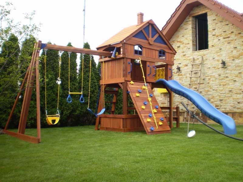 Il design del parco giochi nel cottage