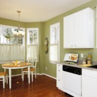 Kitchen-living room in a country house