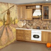 Wallpaper in Dizan rustic style cuisine