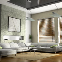 Window blinds in a residential design