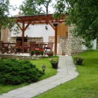 Outdoor terrace for a comfortable stay