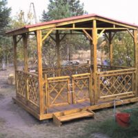 DIY open gazebo