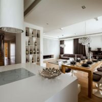 White living room in a lonely man's country house