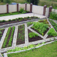 Beautiful design of garden beds