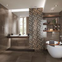 Design bagno in mosaico