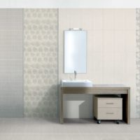 Mosaico bagno minimalista