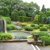 French-style garden landscaping