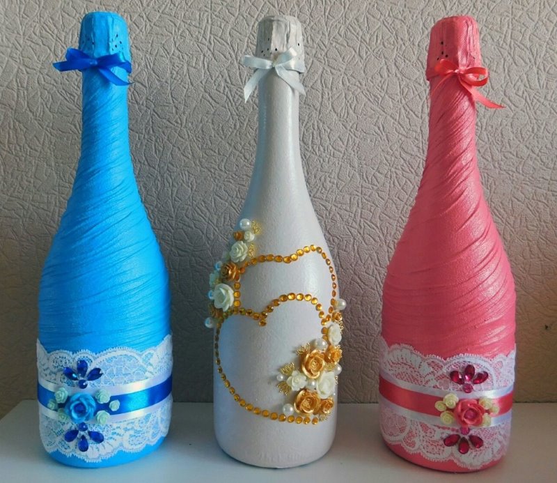 Set di champagne fai-da-te per decorazioni di nozze