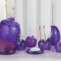 Accessoires en verre pour la salle de bain