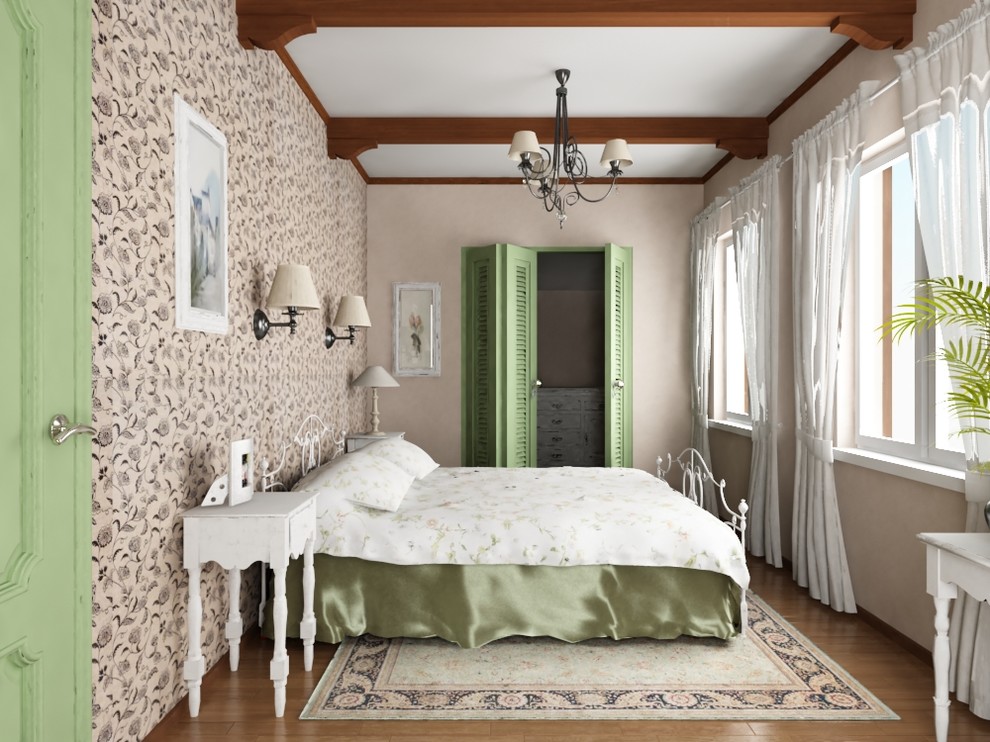 Dizajn spavaće sobe privatne kuće u stilu Provencea