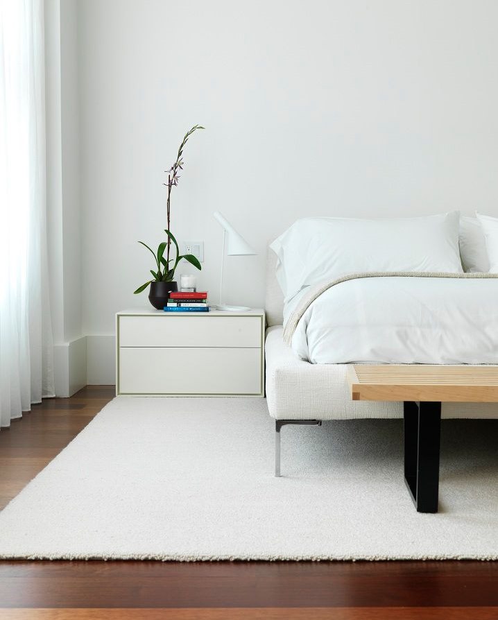 Minimalist style bedroom interior decoration