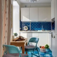 Sea-style kitchen interior