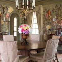 Flowers in a classic style living room