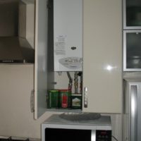 Modul dapur untuk dandang gas