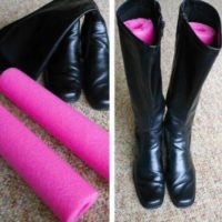 Lifehack pour stocker les bottes pour femmes