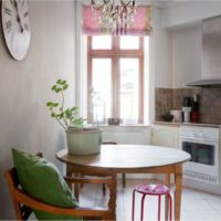 Past-style dining area interior