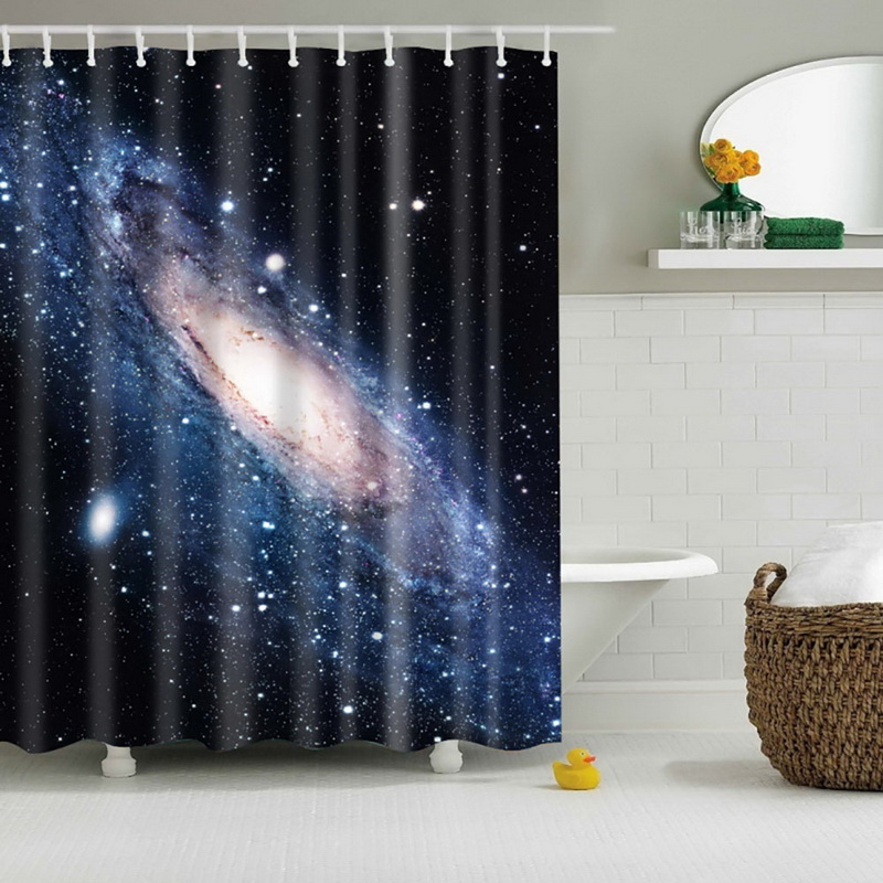 Space style bathroom interior