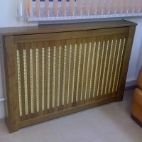 Natural wood battery screen