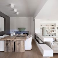 Monolocale di design in stile moderno