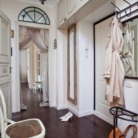 Hanging cabinets under the ceiling of the hallway