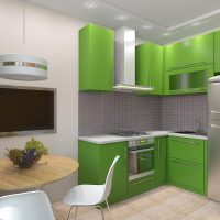 Kitchen design with ceiling lighting