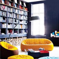 Librerie dal pavimento al soffitto