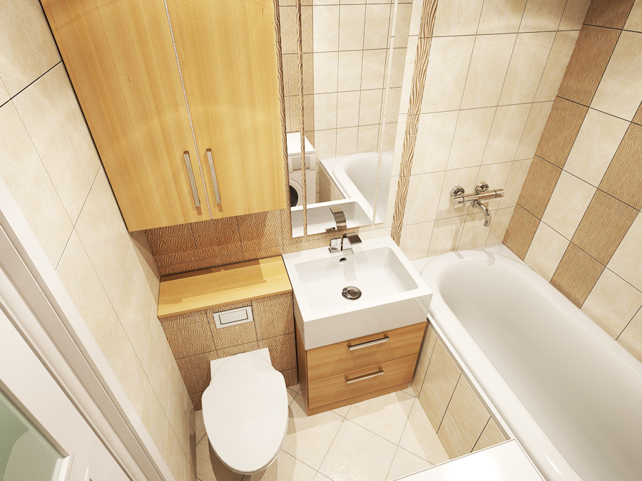 Design per bagno di piccole dimensioni